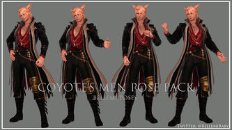 Coyote's Men Pose Pack